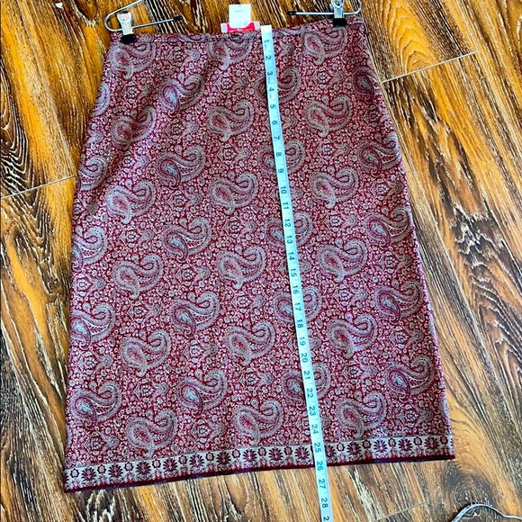 Christoper Totman Wool Jaquard Skirt - Picture 6 of 7